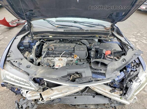 19UUB1F32GA010859 2016 ACURA TLX Blue Vista interior trasera