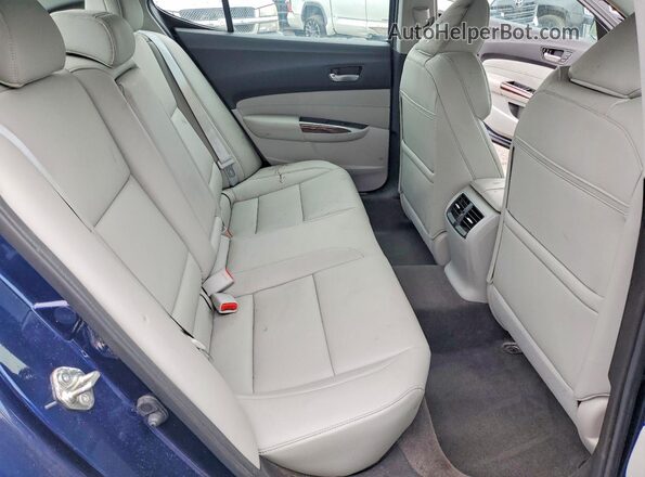 19UUB1F32GA010859 2016 ACURA TLX Blue Vista de los asientos traseros