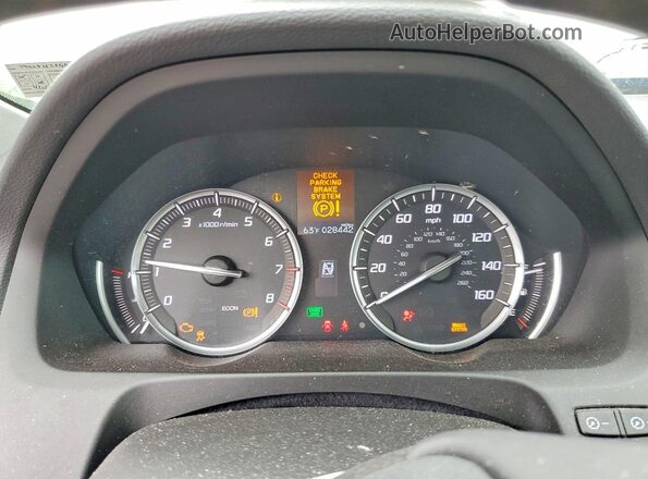 19UUB1F32GA010859 2016 ACURA TLX Blue Vista del cuadro de instrumentos
