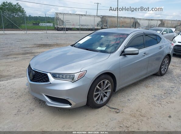 19UUB1F32LA015103 2020 ACURA TLX Silver Առջևի ձախ երեք քառորդ տեսարան