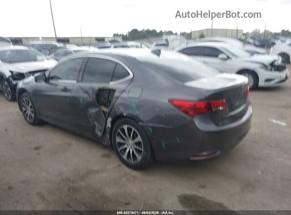 19UUB1F33HA009043 2017 ACURA TLX Gray Vista interior de 360 grados