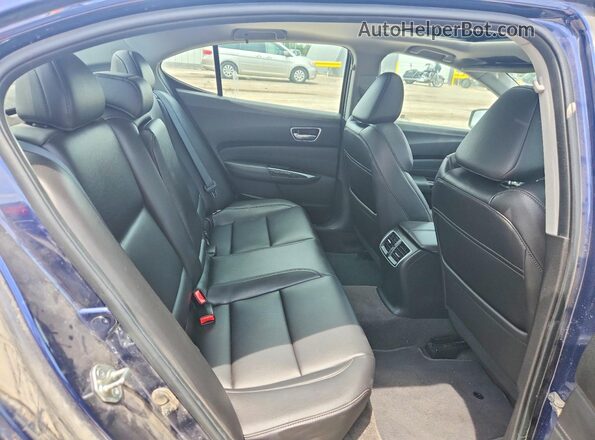 19UUB1F33JA001529 2018 ACURA TLX Blue უკანა სავარძლების ხედი