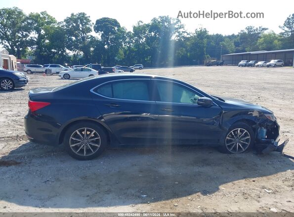 19UUB1F33JA006729 2018 ACURA TLX Black Widok wnętrza z tyłu