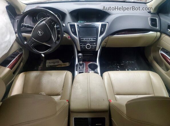 19UUB1F34GA010619 2016 ACURA TLX Burgundy Widok deski rozdzielczej