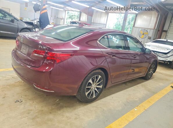 19UUB1F34GA010619 2016 ACURA TLX Burgundy Tył prawy