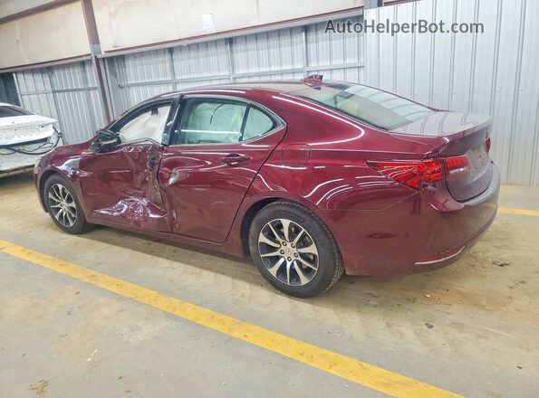 19UUB1F34GA010619 2016 ACURA TLX Burgundy Tył lewy
