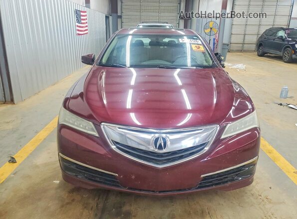 19UUB1F34GA010619 2016 ACURA TLX Burgundy Widok z przodu