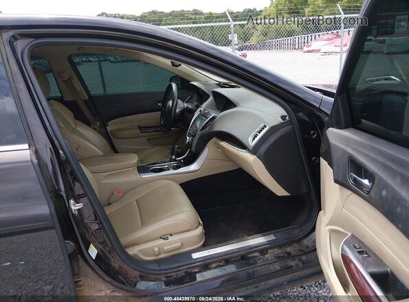 19UUB1F34HA009407 2017 ACURA TLX Black Вид салону спереду