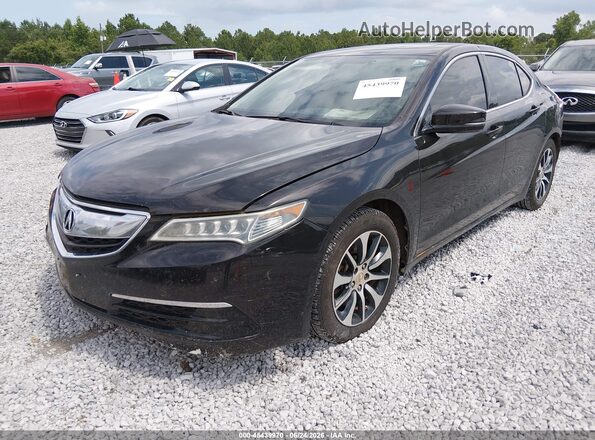 19UUB1F34HA009407 2017 ACURA TLX Black Передня ліва чверть