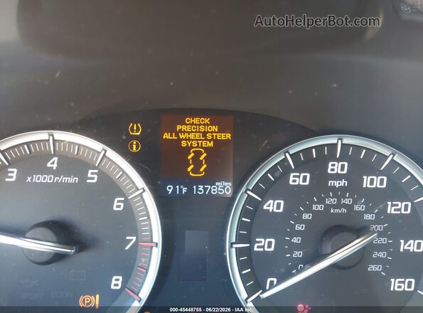 19UUB1F35GA010418 2016 ACURA TLX Black Widok tylnych siedzeń