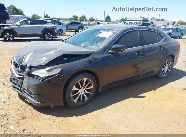 19UUB1F35GA010418 2016 ACURA TLX Black Przód lewy