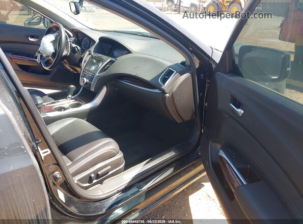 19UUB1F35GA010418 2016 ACURA TLX Black Widok wnętrza z przodu