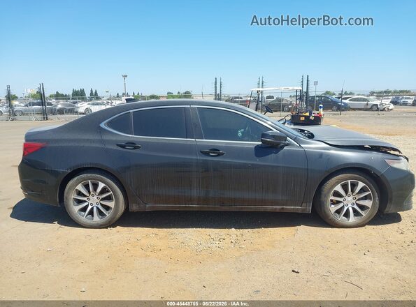 19UUB1F35GA010418 2016 ACURA TLX Black Widok wnętrza z tyłu