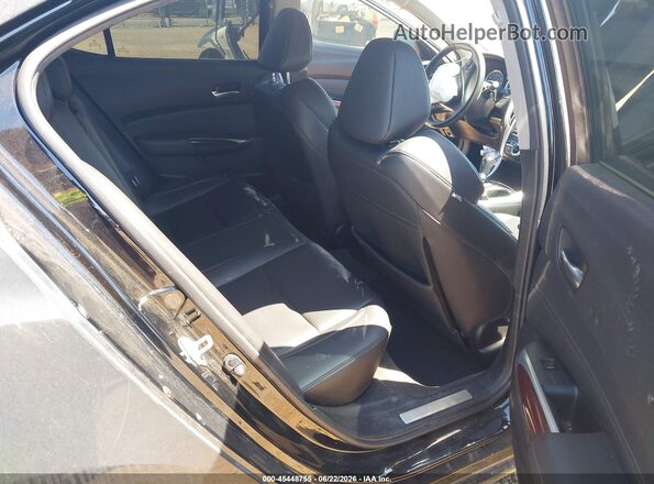 19UUB1F35GA010418 2016 ACURA TLX Black Widok naklejki z numerem VIN