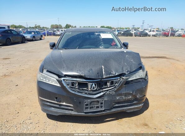 19UUB1F35GA010418 2016 ACURA TLX Black Widok zestawu wskaźników