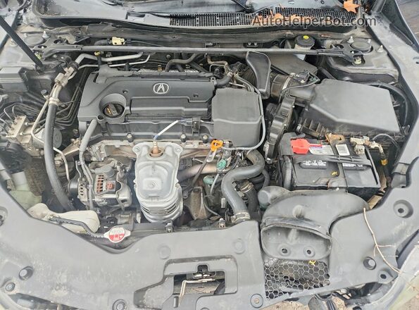 19UUB1F36GA008144 2016 ACURA TLX Black Սալոնի հետևի տեսք