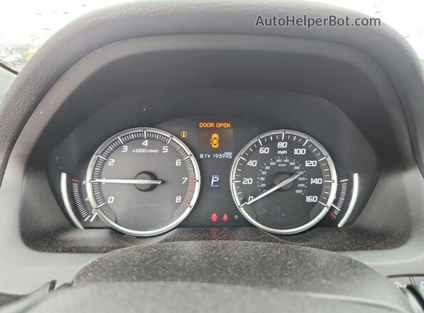 19UUB1F36HA010154 2017 ACURA TLX Blue Instrument cluster view