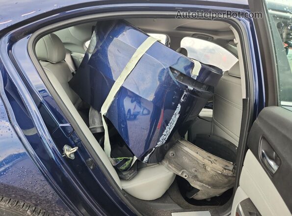 19UUB1F36HA010154 2017 ACURA TLX Blue Rear seats view