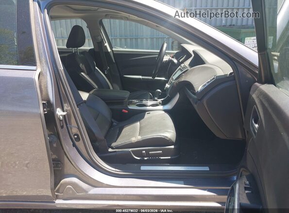 19UUB1F36JA005803 2018 ACURA TLX Gray Սալոնի դիմացի տեսք