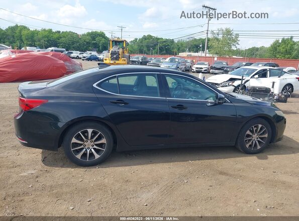 19UUB1F37GA001302 2016 ACURA TLX Black Rear interior view