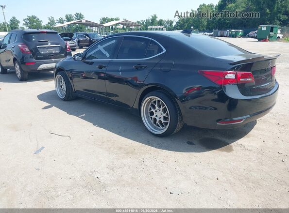 19UUB1F37GA004233 2016 ACURA TLX Black Հետևի ձախ