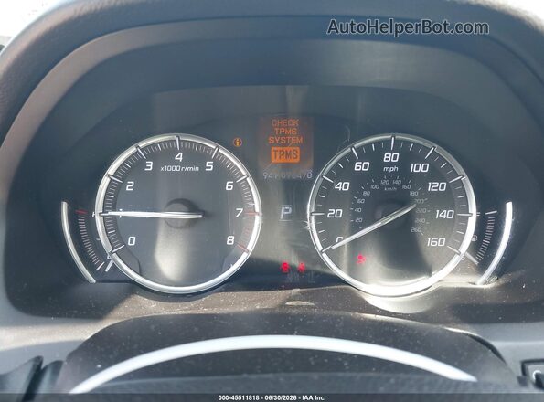 19UUB1F37GA004233 2016 ACURA TLX Black Հետևի նստատեղերի տեսք