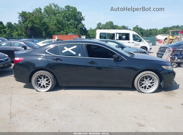 19UUB1F37GA004233 2016 ACURA TLX Black Սալոնի հետևի տեսք