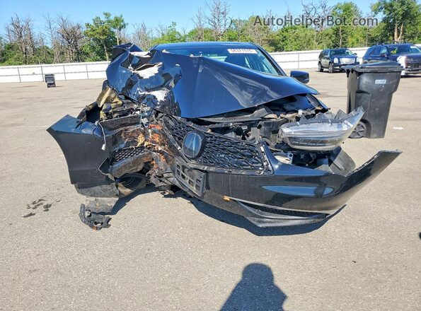 19UUB1F38JA010985 2018 ACURA TLX Black Widok z przodu