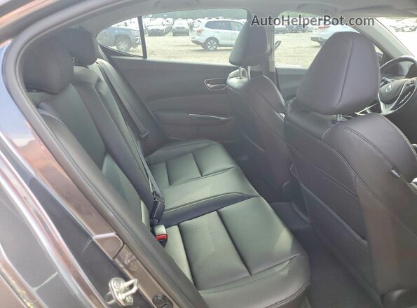 19UUB1F38JA011604 2018 ACURA TLX Gray უკანა სავარძლების ხედი