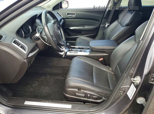 19UUB1F38JA011604 2018 ACURA TLX Gray წინა სალონის ხედი