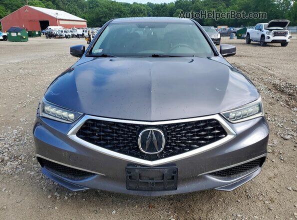 19UUB1F38JA011604 2018 ACURA TLX Gray წინა ხედი
