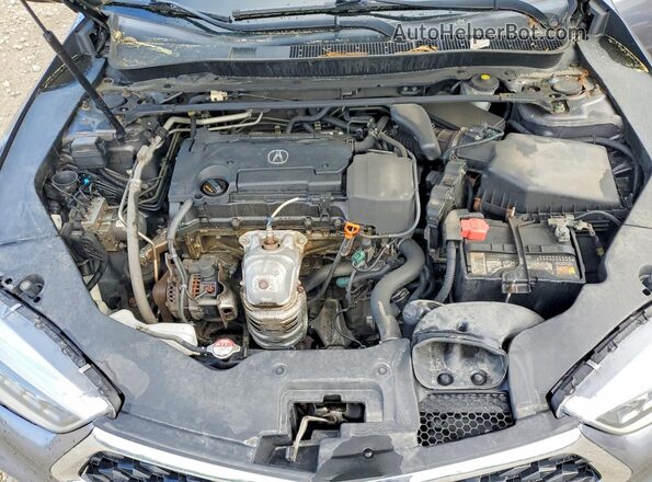 19UUB1F38JA011604 2018 ACURA TLX Gray უკანა სალონის ხედი