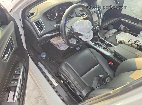 19UUB1F38KA001088 2019 ACURA TLX White Առջևի վահանակի տեսք
