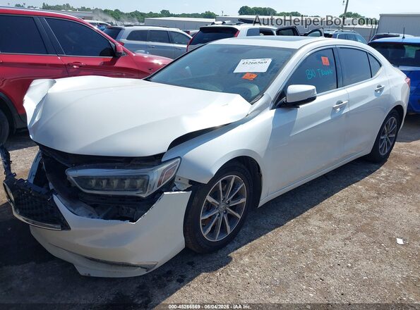 19UUB1F38LA013176 2020 ACURA TLX White Vista tres cuartos delantera izquierda