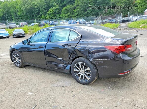 19UUB1F3XGA001598 2016 ACURA TLX Maroon Trasero izquierdo