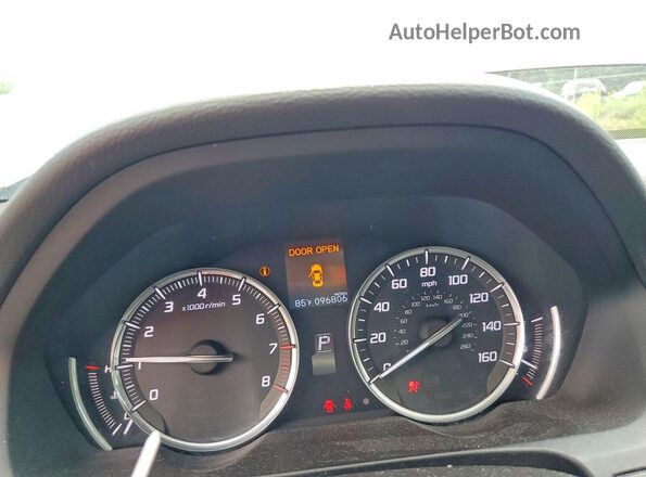 19UUB1F3XGA001598 2016 ACURA TLX Maroon Vista del cuadro de instrumentos