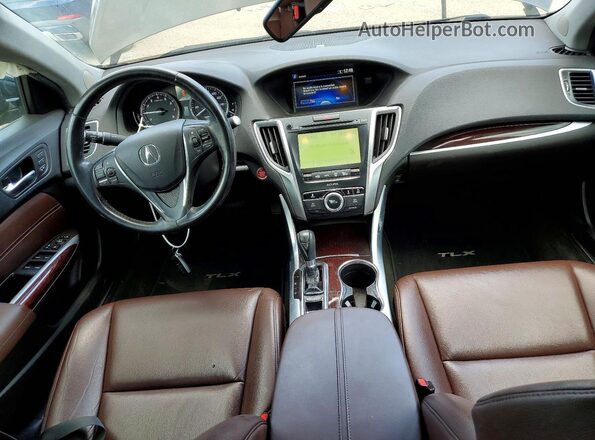 19UUB1F3XGA001598 2016 ACURA TLX Maroon Vista del salpicadero