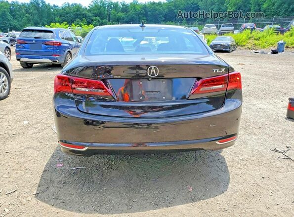 19UUB1F3XGA001598 2016 ACURA TLX Maroon Vista trasera