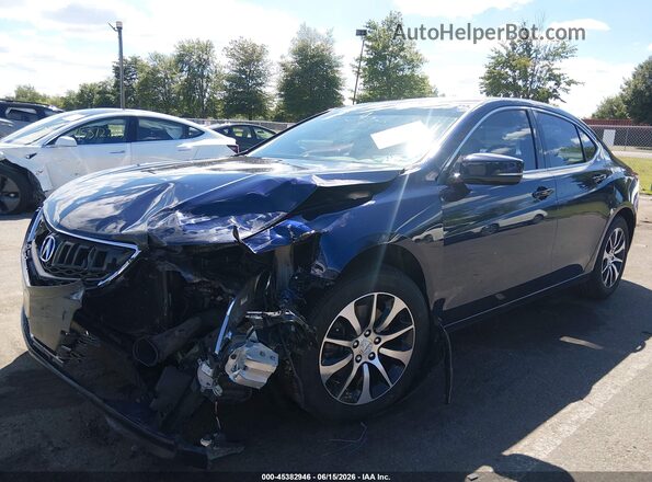 19UUB1F3XGA002962 2016 ACURA TLX Dark Blue Передняя левая четверть