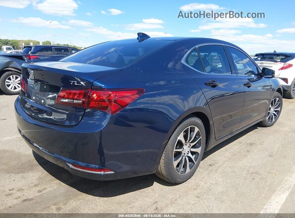 19UUB1F3XGA002962 2016 ACURA TLX Dark Blue Задняя правая четверть