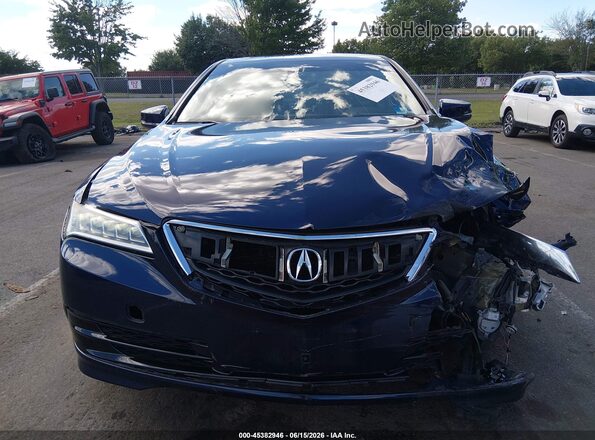 19UUB1F3XGA002962 2016 ACURA TLX Dark Blue Вид спереди