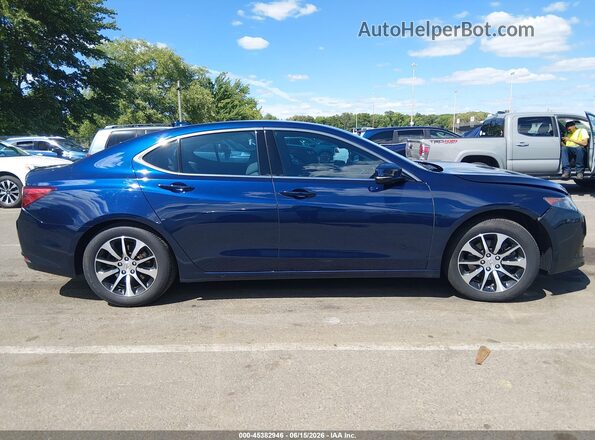 19UUB1F3XGA002962 2016 ACURA TLX Dark Blue Вид задней части салона