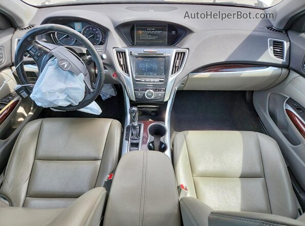 19UUB1F3XGA006672 2016 ACURA TLX White Вид панелі приладів
