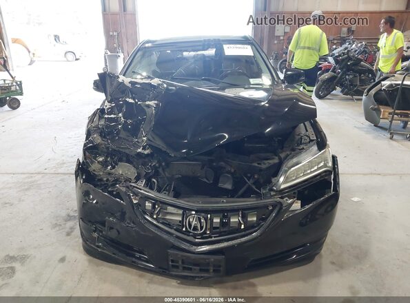 19UUB1F50GA015737 2016 ACURA TLX Black Vista del cuadro de instrumentos
