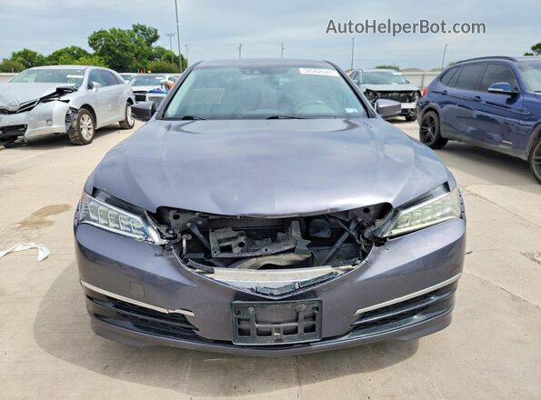 19UUB1F51HA010466 2017 ACURA TLX Charcoal Front view
