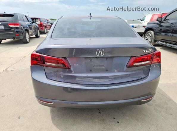 19UUB1F51HA010466 2017 ACURA TLX Charcoal Rear view