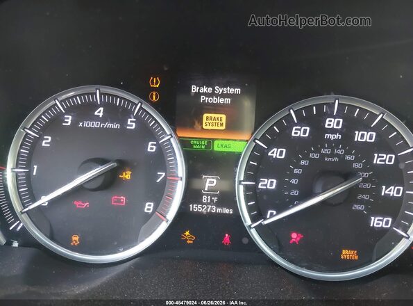 19UUB1F52GA001368 2016 ACURA TLX Gray უკანა სავარძლების ხედი