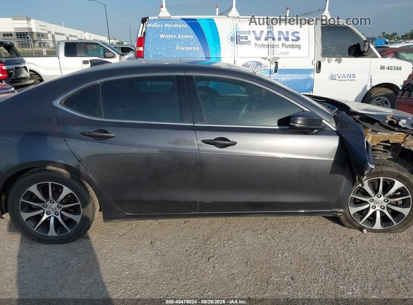 19UUB1F52GA001368 2016 ACURA TLX Gray უკანა სალონის ხედი