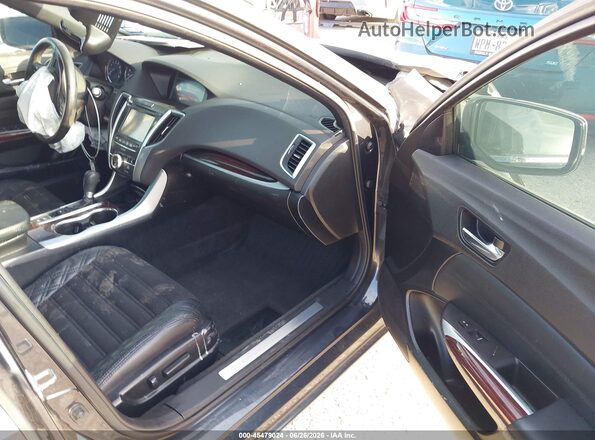 19UUB1F52GA001368 2016 ACURA TLX Gray წინა სალონის ხედი
