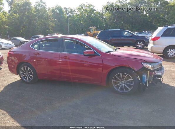 19UUB1F52KA009124 2019 ACURA TLX Red Vista interior trasera